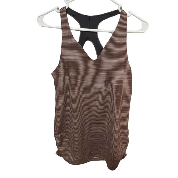Prana Locano Tank in Moon Quartz w/Shelf Bra & Rushing on Sides - Picture 3 of 16